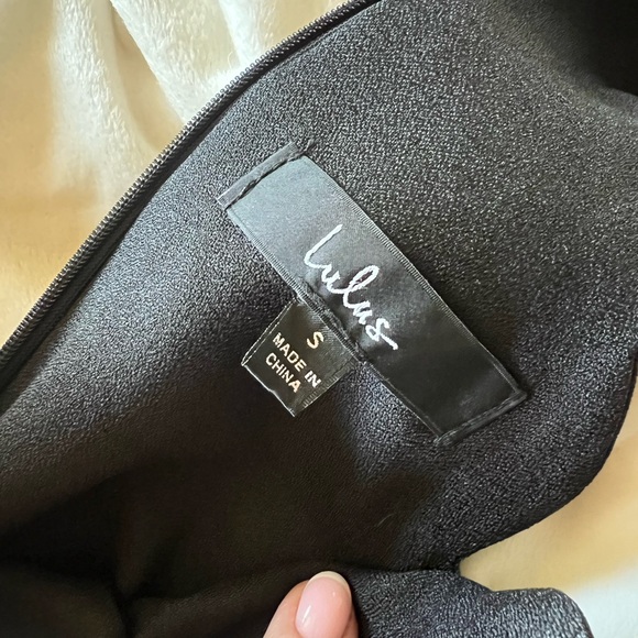 Lulu’s Black Halter Mini Dress - Picture 5 of 5